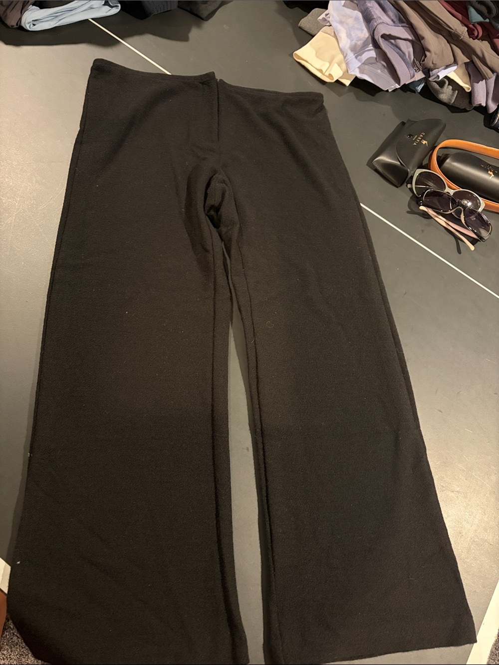 Eileen fisher petite large black pants